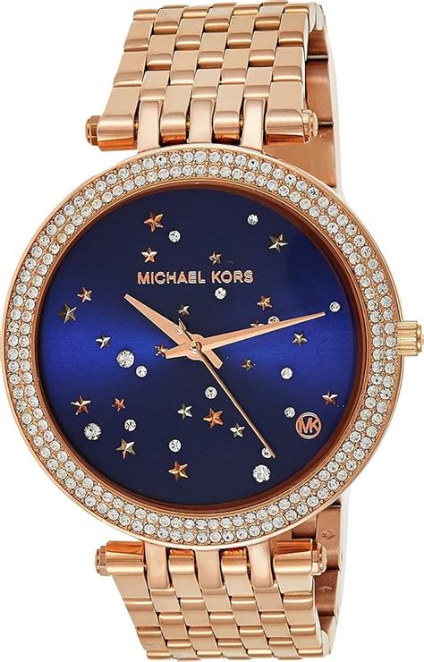 michael kors blue bandlady watch